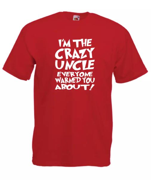 

crazy uncle xmas gift idea mens women t shirts multi-color s-2xl, White;black