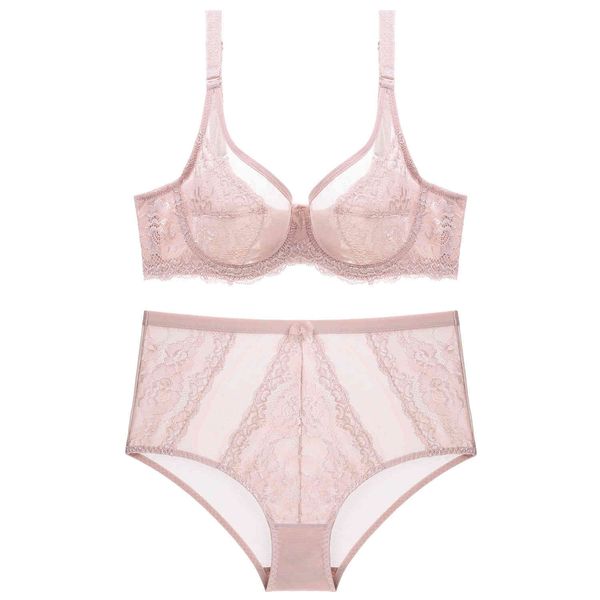 

bra set style lace side milk thin cup large show small suit, Red;black