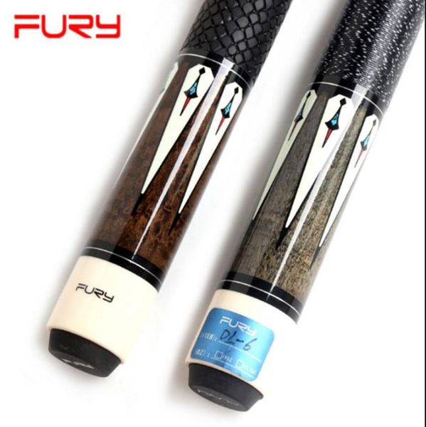 

fury billiard pool cues 11.75mm/12.75mm tips stick cue case set offer combination billar black 8 a/b type handle professional