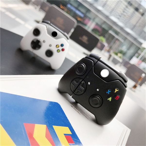 Luxo 3D Bonito Capa de Controle de Console de Jogo Retro para Airpods 1 2 Pro Cobramento Caixa X-Box Silicone Fone de Ouvido Anti Capa protetora