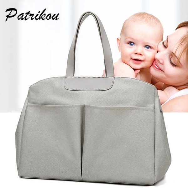 

diaper bags solid oversized tote multifunctional waterproof mummy bag baby care outdoor travel storage gear maternity handbag