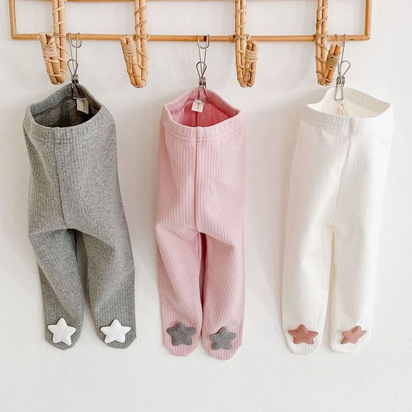 

0-2yrs newborn baby girls boys star keep warm children pants boys girls white backing pants kids pants, Blue