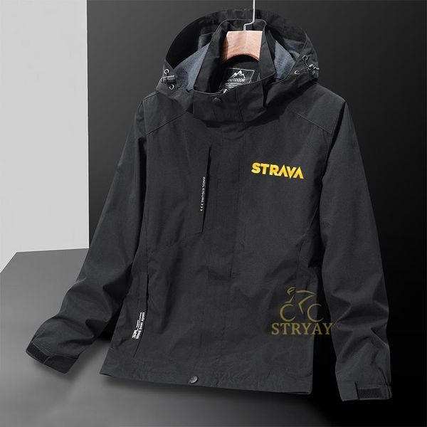 

racing jackets strava men's windbreaker waterproof jacket windproof mtb cycling clothing for men and women motocross riding, Black;red
