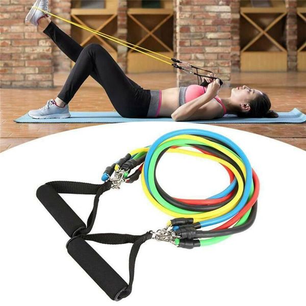 

piece set of latex fitness pull rope equipment home exercise resistance band bands