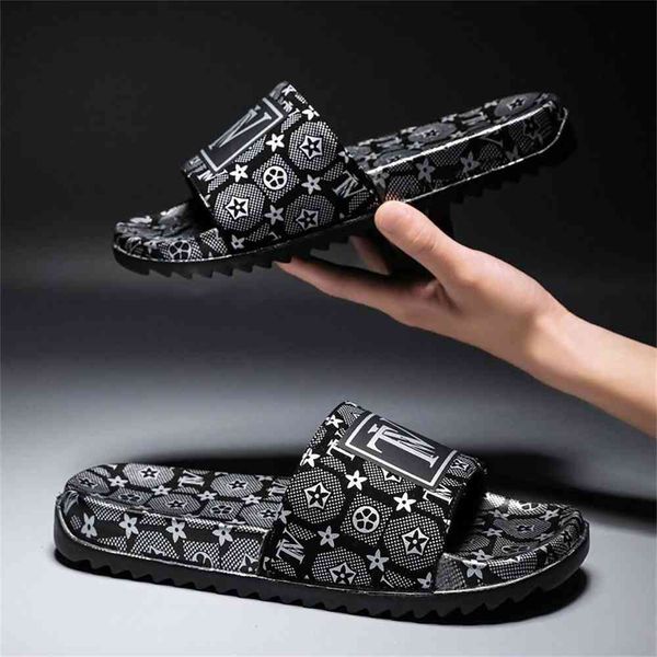 

official website 70% off outlet aaa quality wholesale shoes new sandals slippers summer non-slip home men's and women's retro prin, Black