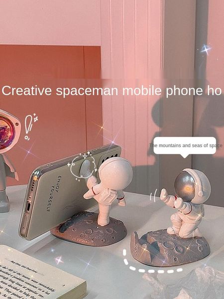 

cell phone mounts & holders cute stand deskportable tablet support creative home office desk craft ornament space astronaut