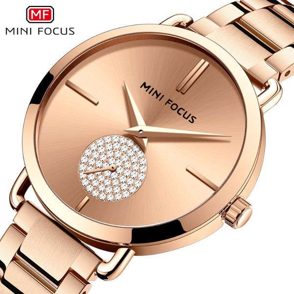 

wristwatches mini focus fashion women watches luxury ultra-thin quartz watch ladies stainless steel waterproof business relogio feminino, Slivery;brown