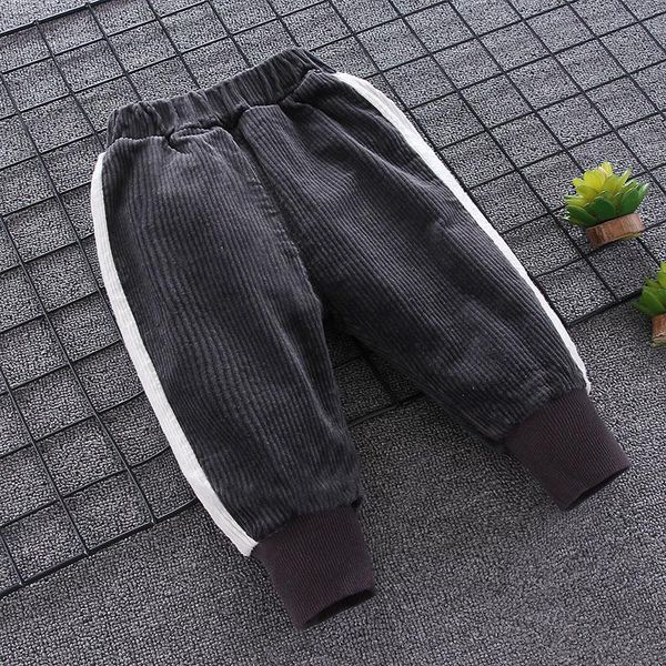 

trousers 2021 winter boys pants kids plush warm for fashion autumn casual elastic waist children clothing 0-4 years old, Blue
