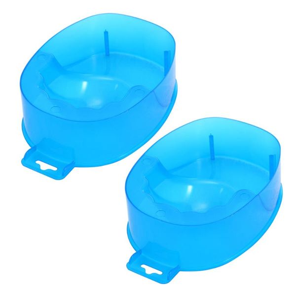 

nail art kits 2pcs manicure care soak bowl tray polish remover (random color)