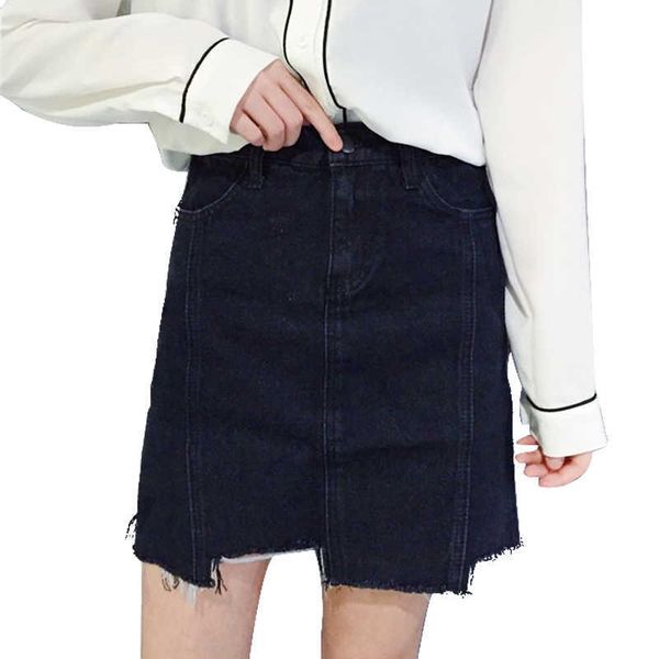 

skirts spring summer slim high waist midi jean skirt women black streetwear female pockets denim plus size 5xl g6av