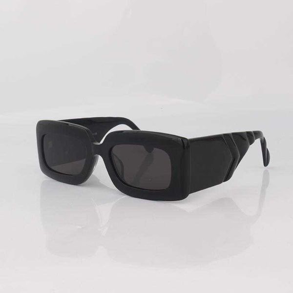 

sunglasses black acetate rectangular women fashion chunky for men wide temples, White;black