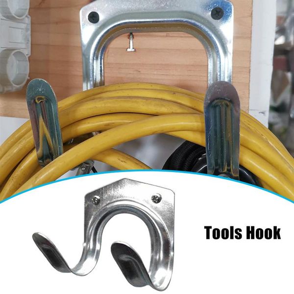 

5/10/20pcs tool hooks heavy duty high load bearing wall mounted cable water hose bracket for warehouse garage moun777 & rails