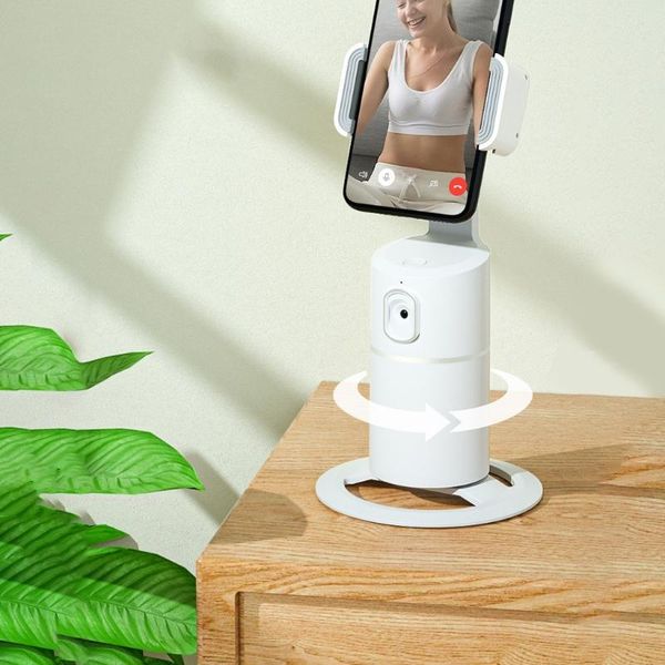 

auto face tracking gimbal stabilizer smart phone shooting holder 360 rotary for live streaming/video recording f62c selfie monopods