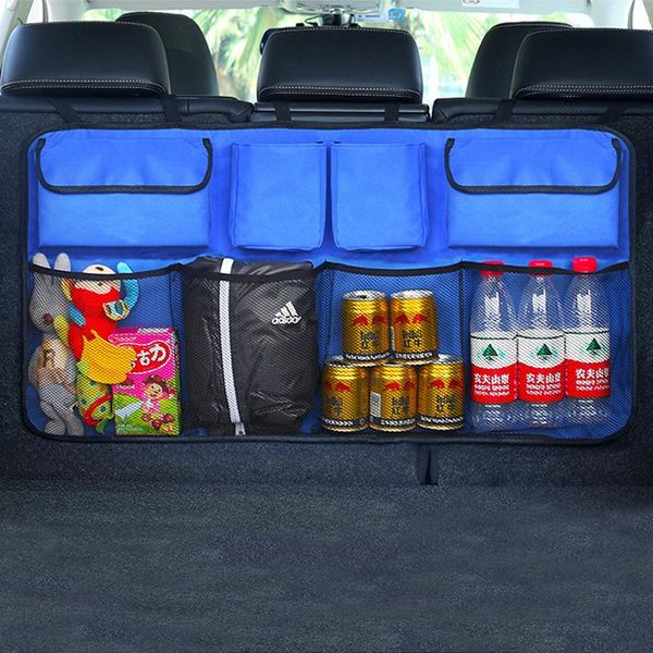 

car organizer oxford cloth storage bag seat back hanging waterproof trunk automotive accessories interior