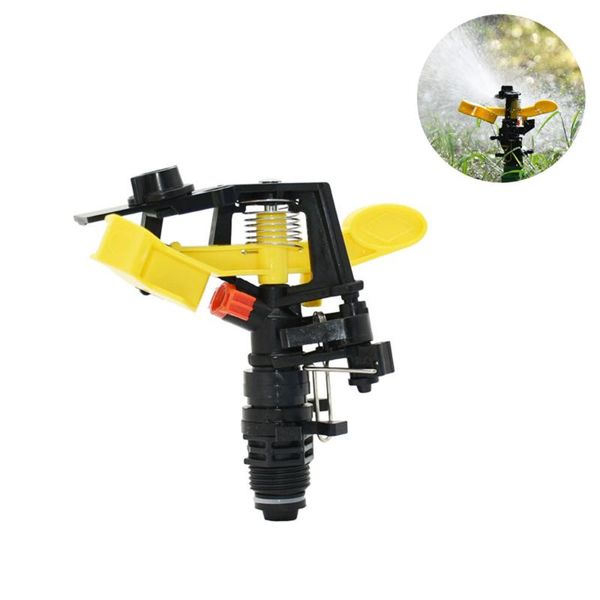 

watering equipments 1/2" 3/4" male farm rotating rocker sprinklers 360 degrees rotary jet nozzle adjustable agricultural lawn 1pcs