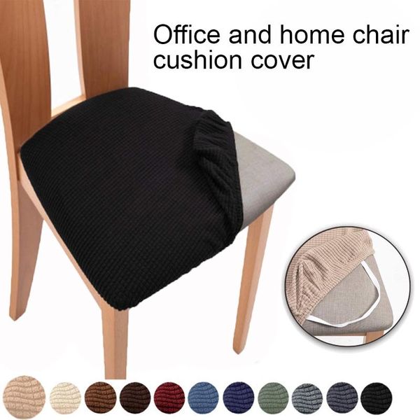 

chair covers jacquard spandex dining room seat dust-proof removable elastic stretch cushion for upholstered
