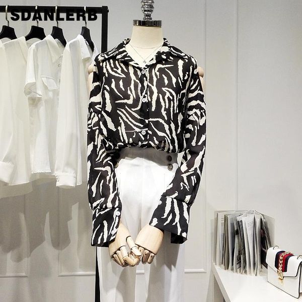 

women's blouses & shirts 2021 summer retro off-shoulder shirt versatile loose vintage long sleeve blouse plus size camisas mujer, White