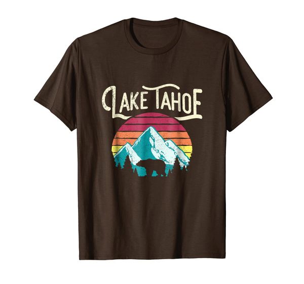 

Vintage Lake Tahoe Mountain Retro T-Shirt, Mainly pictures