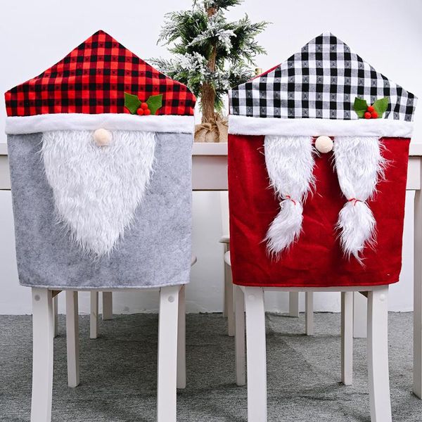 

chair cover dining seat anti-dirty house decoration christmas for party decor year supplies covers