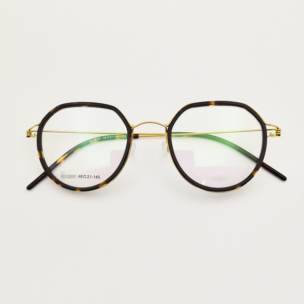 

notched retro round ultralight glasses frame optical prescription acetate circle denmark brand handmade eyeglasses fashion sunglasses frames, Black
