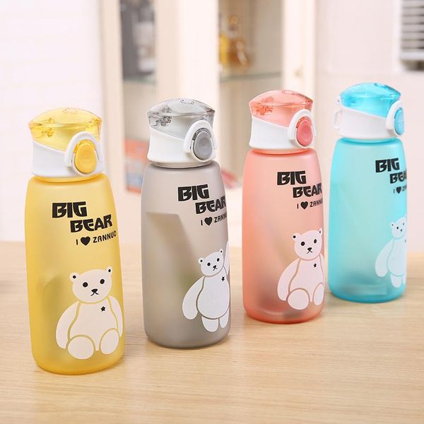 

storage bottles & jars water bottle big white colorful frosted plastic cup material sports drink tour hiking portable climbing c