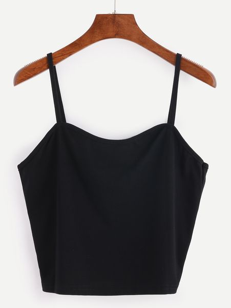 

camisoles fashion vest women's halter dew into black, Black;white