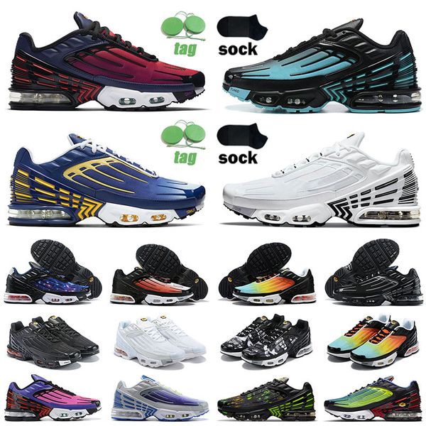 

authentic tn mens womens running shoes tns iii cushions stripe black white laser orange neon metallic sliver deep royal z gold sneakers trai