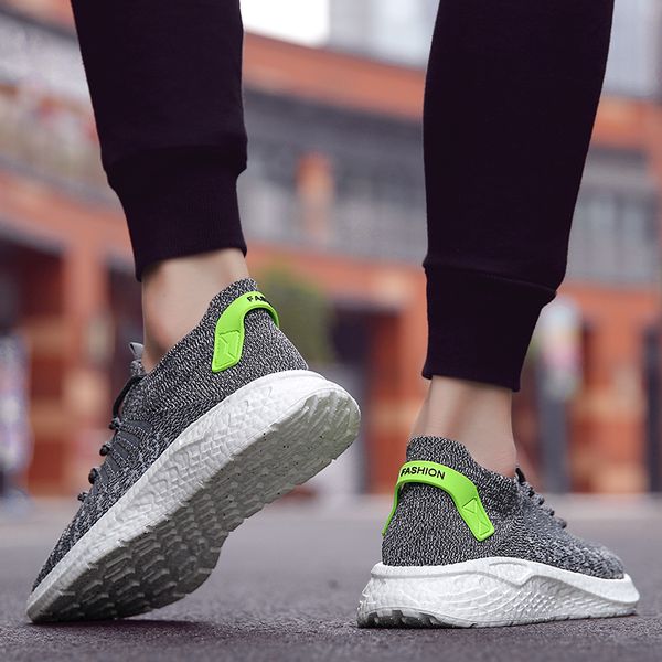 

big size 46 womens men running shoes gray blue black white jogging sports trainers sneakers code: lx33-0810