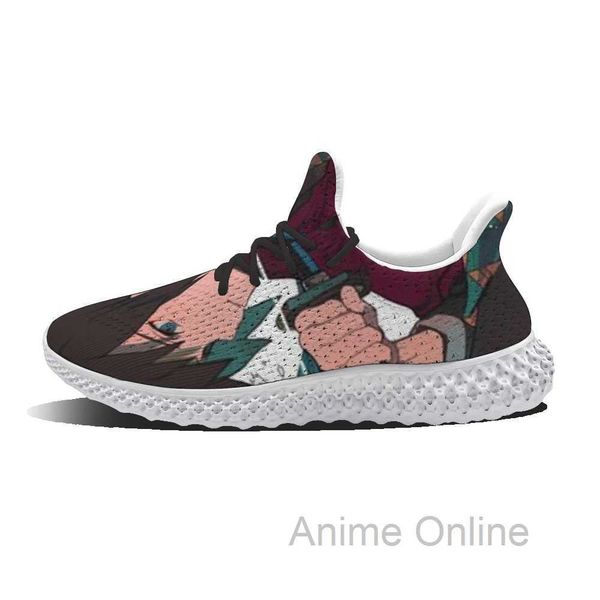 

spring tomioka giyuu anime pattern casual running shoes