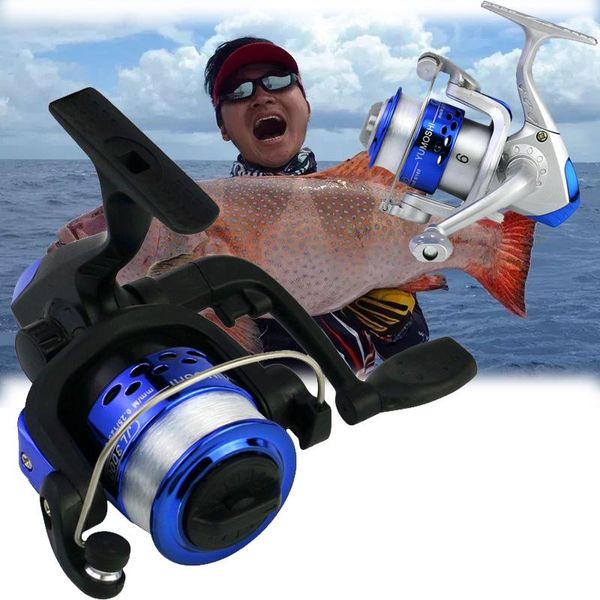 

yumoshi spinning reel fishing reels plastic 6 bearing balls metal baitcasting
