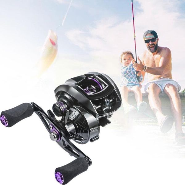 

baitcasting reels 8kg max drag reel 7.2:1 high speed fishing 48 in environment ocean hours for bass y1g3