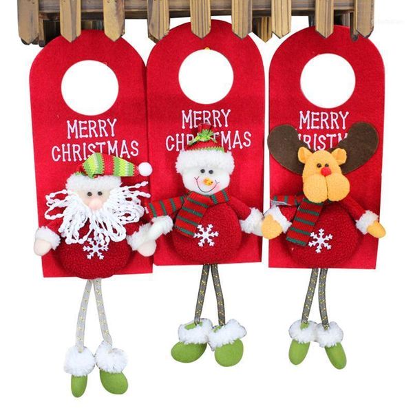 

christmas decorations tree decor ornaments xmas home door decoration santa claus snowman reindeer1