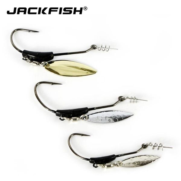 

fishing lure hook with sequin 4pcs/lot 2g/4g/g7g barbed crank the lead pesca hooks