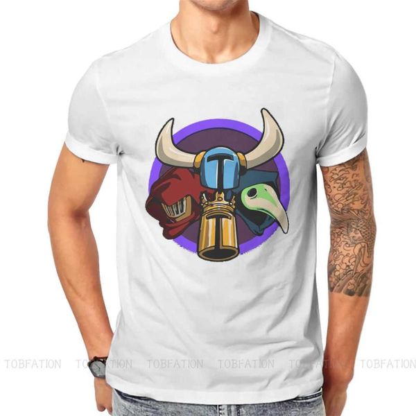 

men's t-shirts night knight's style tshirt shovel knight of hope spectre torment game gift clothes t shirt short sleeve, White;black