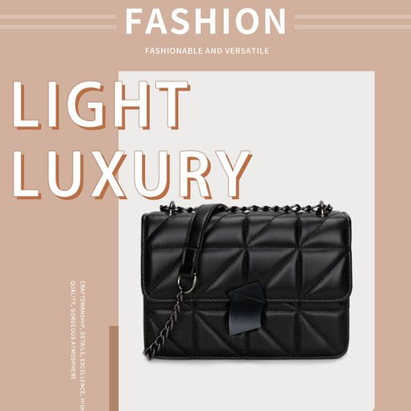 

female bag summer new style small ck ling lattice chain slant shoulder smalls square bags females