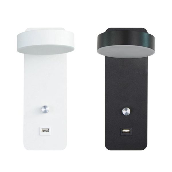 

wall lamp indoor led lamps 9w dimming with usb charge bedroom living room nordic modern bedside lighting