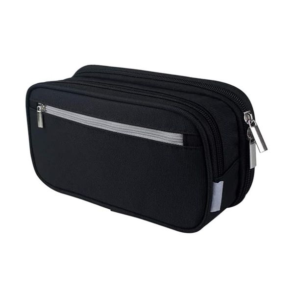 

pencil bags 3 layers office school supplies gift marker organization storage pouch large capacity for students pen bag cosmetics case