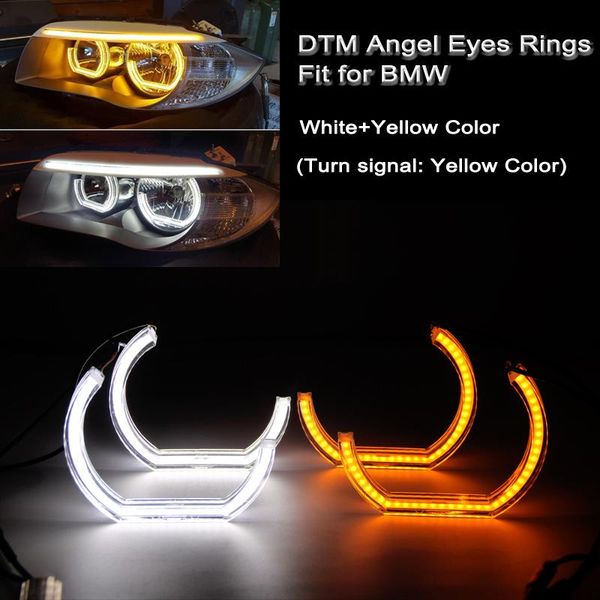 

angel eyes headlight rings lci xenon car lights accessories dtm style for e90 e92 m3 coupe and cabriolet 07-13 headlights