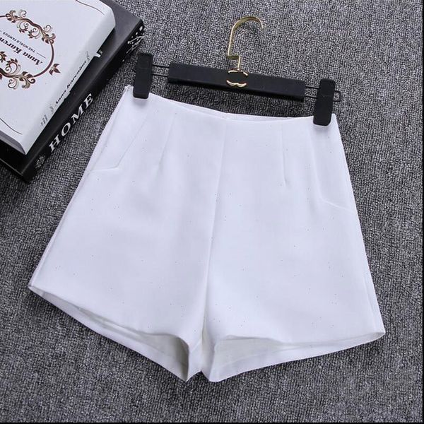 

summer fashion skirts womens short high waist casual suit black white pants ladies, White;black