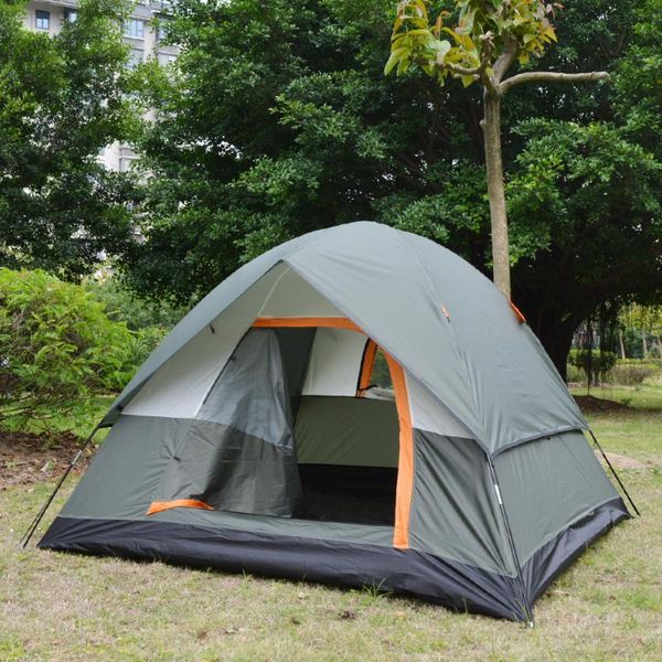 

tents and shelters xc ushio 2-3 person camping tent double layer upgrade ultralight traveling waterproof outdoor large space