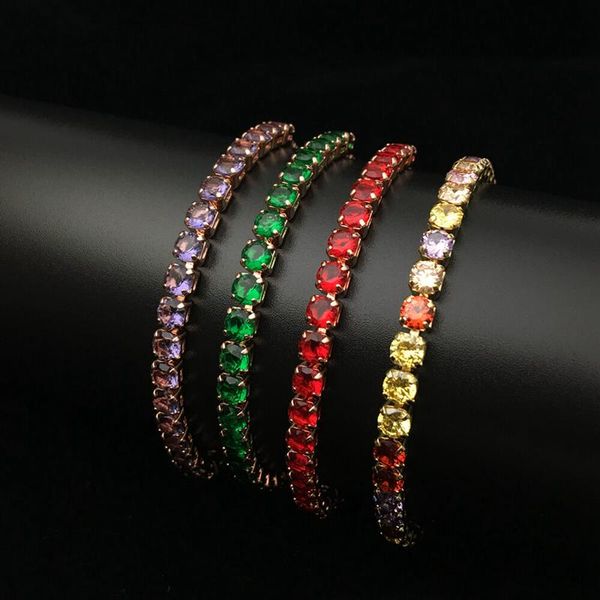 

link, chain fashion color stainless steel crystal bracelet out zircon charm link bangle jewelry gifts dropship, Black