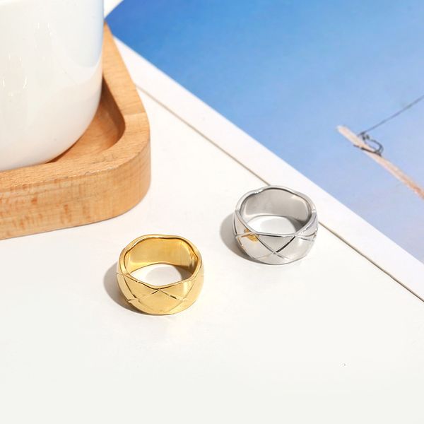 

double 11 gift cold wind titanium steel ring, Silver