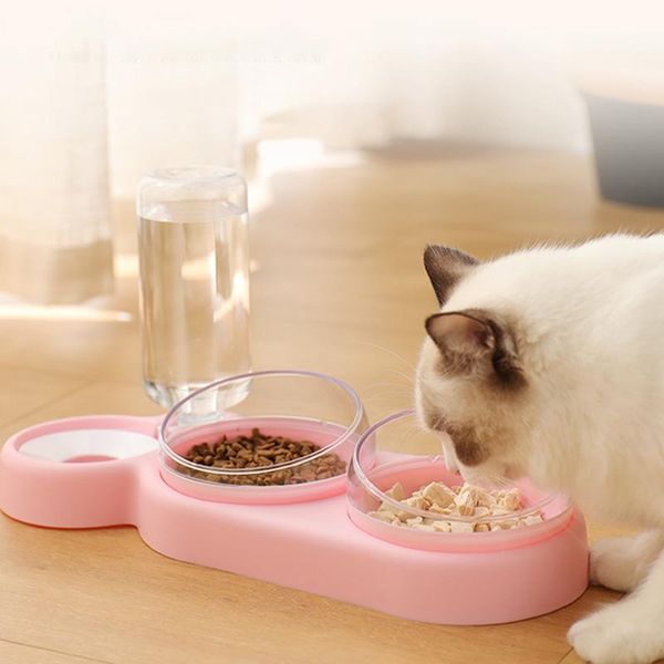 

pet supplies cat bowl dog water fountain automatic feeder double bowls & feeders