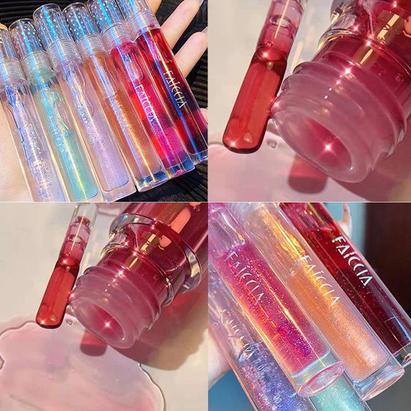 

lip gloss transparent water glass oil toot lips long lasting moisturizing mirror shiny glaze fashion makeup tslm1