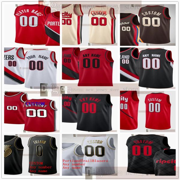 

custom printed 4 harry giles 9 nassir little 1 basketball jersey anfernee simons 55 derrick jones 2 gary trent 21 keljin blevins 23 robert c, Black;red