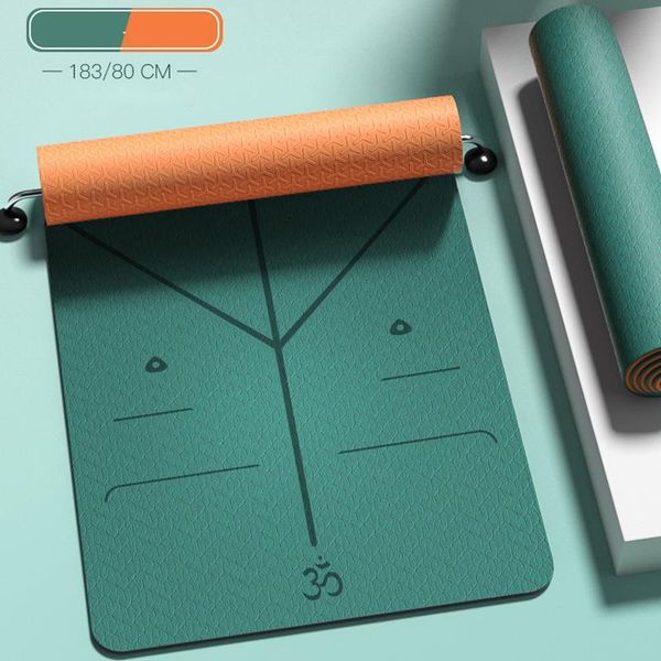 

thickness yoga mat 80cm wide home prevent sliding fitness equipment gymnastics widening thickening mats