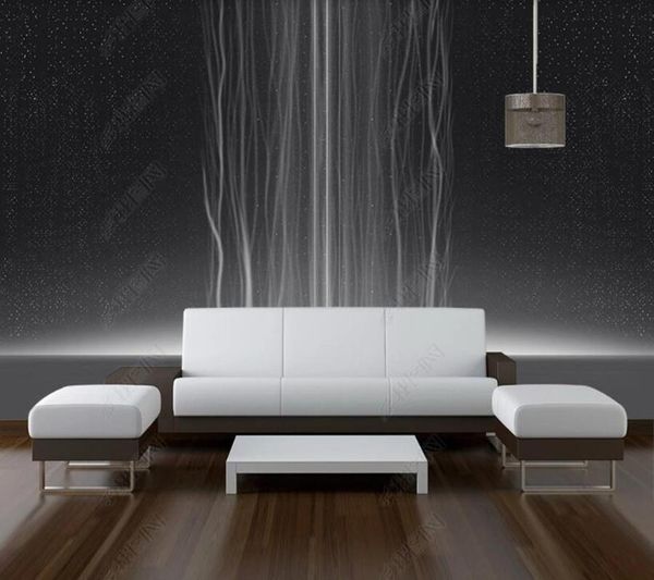 

wallpapers papel de parede creative abstract starry sky simple dreamy black and white gray 3d wallpaper mural,living room home decor
