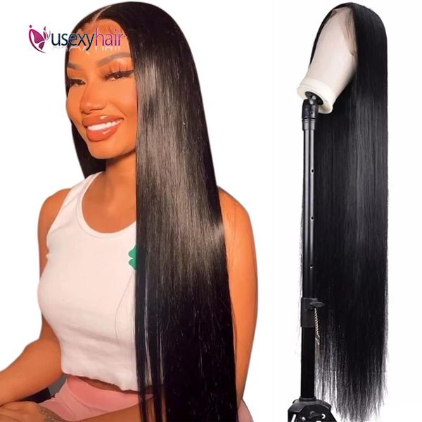 

lace wigs 13Ã4 4x4 straight front wig human hair pre-plucked with baby brazilian remy for black woman, Black;brown
