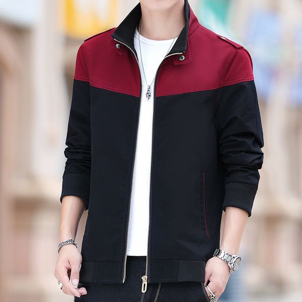 

chaifenko fashion bomber casual thin slim baseball jackets men streetwear hip hop windbreaker zipper jacket coat male 201226, Black;brown