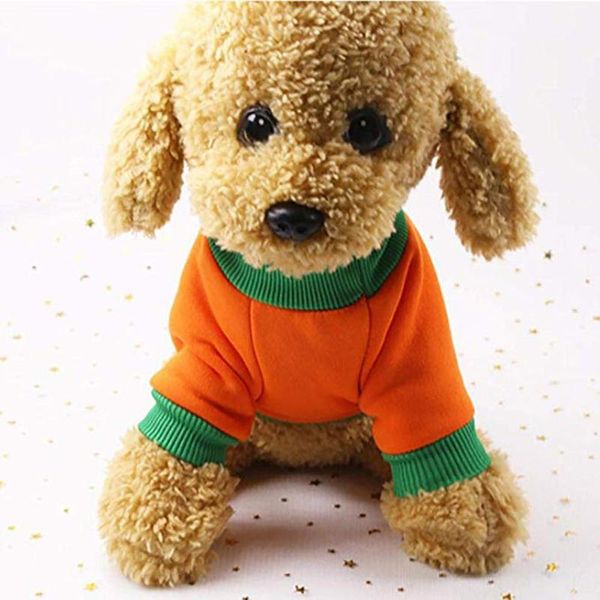 

dog apparel sell lovely pet puppy halloween pumpkin witch t-shirt soft breathable clothes costume jacket decoration